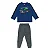 conjunto infantil longo kyly moletom peluciado skate new york - Imagem 3