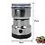 Moedor Triturador De Cafe Sementes Eletrico Aço Inox Mini 200W Voltagem:110v - Imagem 3