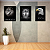 Kit 3 Quadros Decorativos Disciplina Execução e Foco - Imagem 2