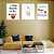 Conjunto de 3 Quadros Decorativos Amor Eterno - Imagem 1