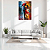 Quadro Decorativo Abstrato Casal Colorido - Imagem 1