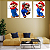 Conjunto de 3 Quadros Decorativos Mario Bros - Imagem 1