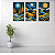 Conjunto de 3 Quadros Decorativos A Noite Estrelada - Imagem 3