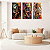 Conjunto de 3 Quadros Decorativos Arte Musical - Imagem 1