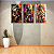 Conjunto de 3 Quadros Decorativos Arte Musical - Imagem 3