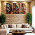Conjunto de 3 Quadros Decorativos Arte Musical - Imagem 4