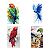 Conjunto de 4 Quadros Decorativos Paisagens Naturais 10x15 - Imagem 1