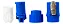 Kit 10 Plug Powercon Macho Azul Conector Ac 3 Pólo Com Trava - Imagem 3