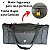 Kit 3 Bolsa de Viagem Grande Ir Dentro Avião 23 Quilo Preta - Imagem 7