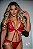 Body Joana Rendado Sem Bojo Vermelho - Imagem 1