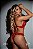 Body Joana Rendado Sem Bojo Vermelho - Imagem 2