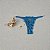 Conjunto Lingerie Renda Tule Azul - Imagem 2