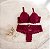 Conjunto de Renda com Aro Vinho Sensual - Imagem 1