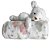 Kit Manta e Pelúcia Laço Bebê - Ovelha Rosa - Imagem 2