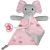 Naninha com Prendedor de Chupeta Soninho - Elefante Rosa - Imagem 1