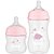 Kit 2 Mamadeiras Easy Flow - Rosa - Imagem 2