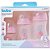 Kit 3 Mamadeiras Easy Flow - Rosa - Imagem 4