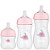 Kit 3 Mamadeiras Easy Flow - Rosa - Imagem 2