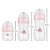 Kit 3 Mamadeiras Easy Flow - Rosa - Imagem 5