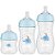 Kit 3 Mamadeiras Easy Flow - Azul - Imagem 2