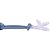 Prendedor de Chupeta em Silicone Cloudy - Elefante Azul - Imagem 3