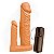 PENIS DUPLO VIBRADOR BULLET SOFT TOUCH ADULT TOYS DE 15X10cm - Imagem 2