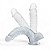 PENIS COM ESCROTO TRANSPARENTE 29cm - Imagem 3