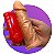 PENIS VIBRADOR BULLET CYBER 15cm ADULT TOYS - Imagem 2