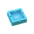 Cinzeiro Quadrado de Silicone Azul Claro TGB - Imagem 1