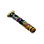 Piteira de Vidro 60x8mm Santo Sopro - Imagem 1