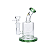 Bong de Vidro Master 3 Verde 18cm Cultura Dab - Imagem 2