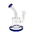 Bong de Vidro Compacto Azul 18cm - Imagem 2