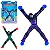 Brinquedo ninja desce parede em silicone - Imagem 1