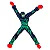 Brinquedo ninja desce parede em silicone - Imagem 2