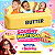 Squishy Barra de Manteiga Viral Amarelo | Brinquedo Antistresse, Textura Macia,Formato Manteiga - Imagem 1