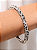 Bracelete com Base Cravejada de Estampa Animal Print folheado em ródio branco - Imagem 4
