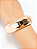 Bracelete com Centro Reto folheado em ouro 18k - Imagem 1