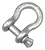 MANILHA FERRADURA GALVANIZAD 19MM 3/4 - Imagem 1