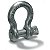 MANILHA FERRADURA GALVANIZAD 22MM 7/8 - Imagem 1