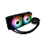 Water Cooler Gamer Gamdias Aura GL240 Lite ARGB AMD Intel Preto - Imagem 2