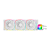 Water Cooler Geometric Future Eskimo Pro 42 W RGB Branco - Imagem 1