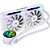 Water Cooler Fortrek Breezy 240mm Fan ARGB Branco - Imagem 2
