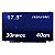 Tela para Notebook 17,3" Polegadas Slim 30 Pinos Esquerdo Full HD com abas Fosca - Imagem 1