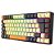 Teclado Redragon Phantom Pro Preto Creme ABNT2 Switch Brown - Imagem 3