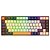 Teclado Redragon Phantom Pro Preto Creme ABNT2 Switch Brown - Imagem 1