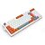 Teclado Redragon Gloria Branco Laranja RGB ABNT2 Switch Red - Imagem 4