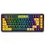 Teclado Redragon ELF Preto Amarelo RGB ABNT2 Switch Melt Gold - Imagem 1