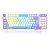Teclado Redragon Gloria Pro Sem Fio Branco Azul ABNT2 Switch Bumblebee - Imagem 1