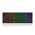 Teclado Redragon Kumara Elite Rainbow Sem Fio Switch Brown Preto - Imagem 1