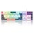 Teclado Mecânico Redragon Trundle RGB ABNT2 Branco e Azul Switch Marrom - Imagem 1